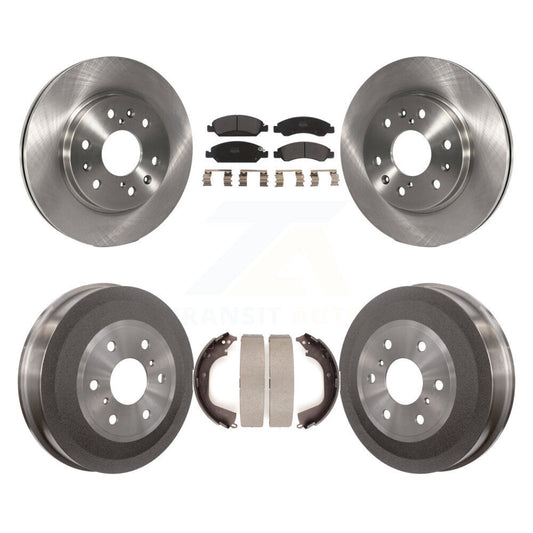 [Avant + Arrière] Kit de Disque et plaquette (semi-métallique) de frein pour Chevrolet Silverado 1500 GMC Sierra K8F-103334