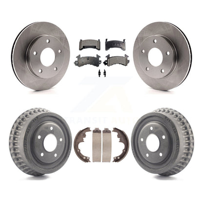 [Avant + Arrière] Kit de Disque et plaquette (semi-métallique) de frein pour Chevrolet S10 Blazer GMC S15 Jimmy Sonoma Buick Riviera Oldsmobile Toronado Syclone Bravada K8F-103348