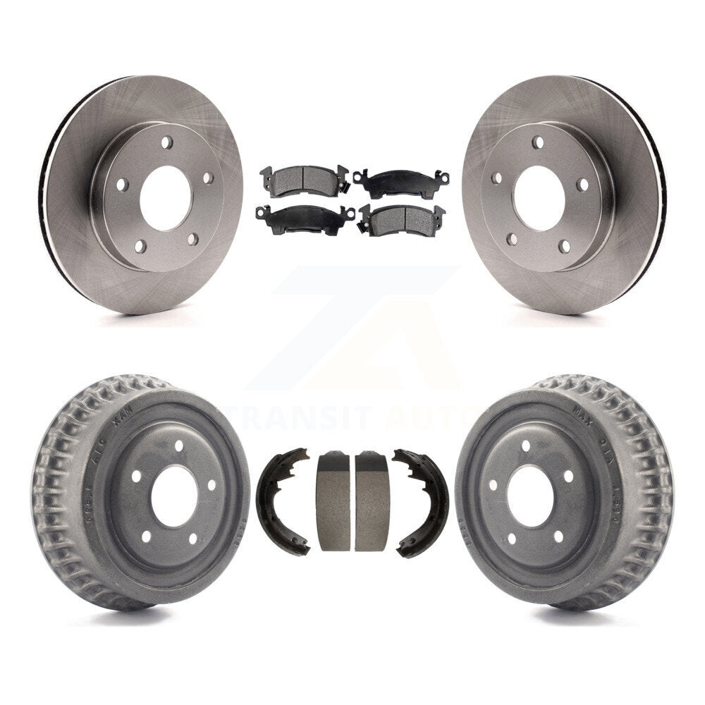 [Avant + Arrière] Kit de Disque et plaquette (semi-métallique) de frein pour GMC Jimmy K8F-103349