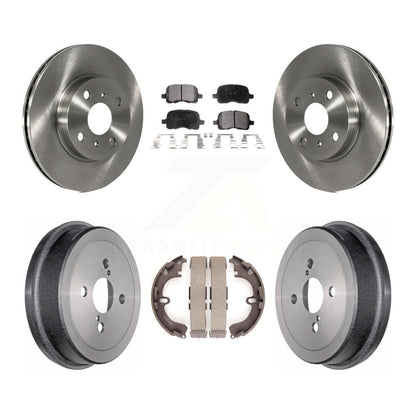 [Avant + Arrière] Kit de Disque et plaquette (semi-métallique) de frein pour Toyota Corolla Chevrolet Prizm K8F-103351