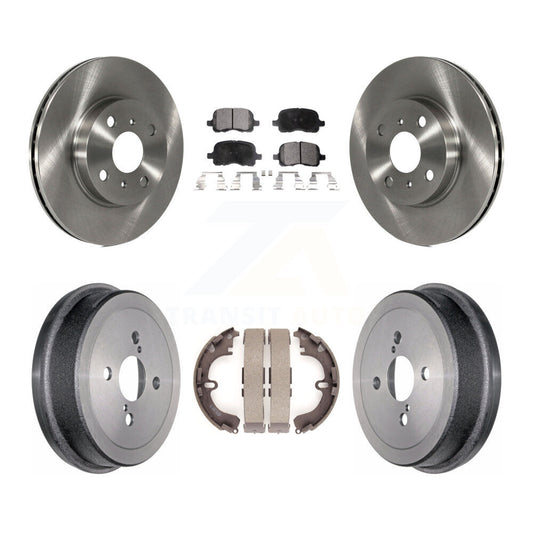 [Avant + Arrière] Kit de Disque et plaquette (semi-métallique) de frein pour Toyota Corolla Chevrolet Prizm K8F-103351
