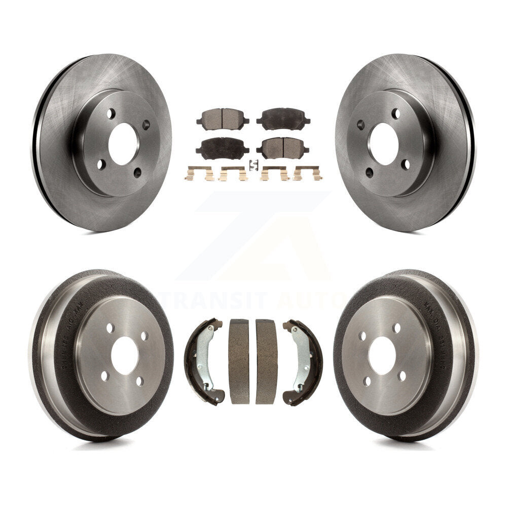 [Avant + Arrière] Kit de Disque et plaquette (semi-métallique) de frein pour Chevrolet Cobalt Saturn Ion Pontiac Pursuit K8F-103354