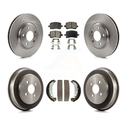 [Avant + Arrière] Kit de Disque et plaquette (semi-métallique) de frein pour 2006 Pontiac Pursuit avec Brakes K8F-103356