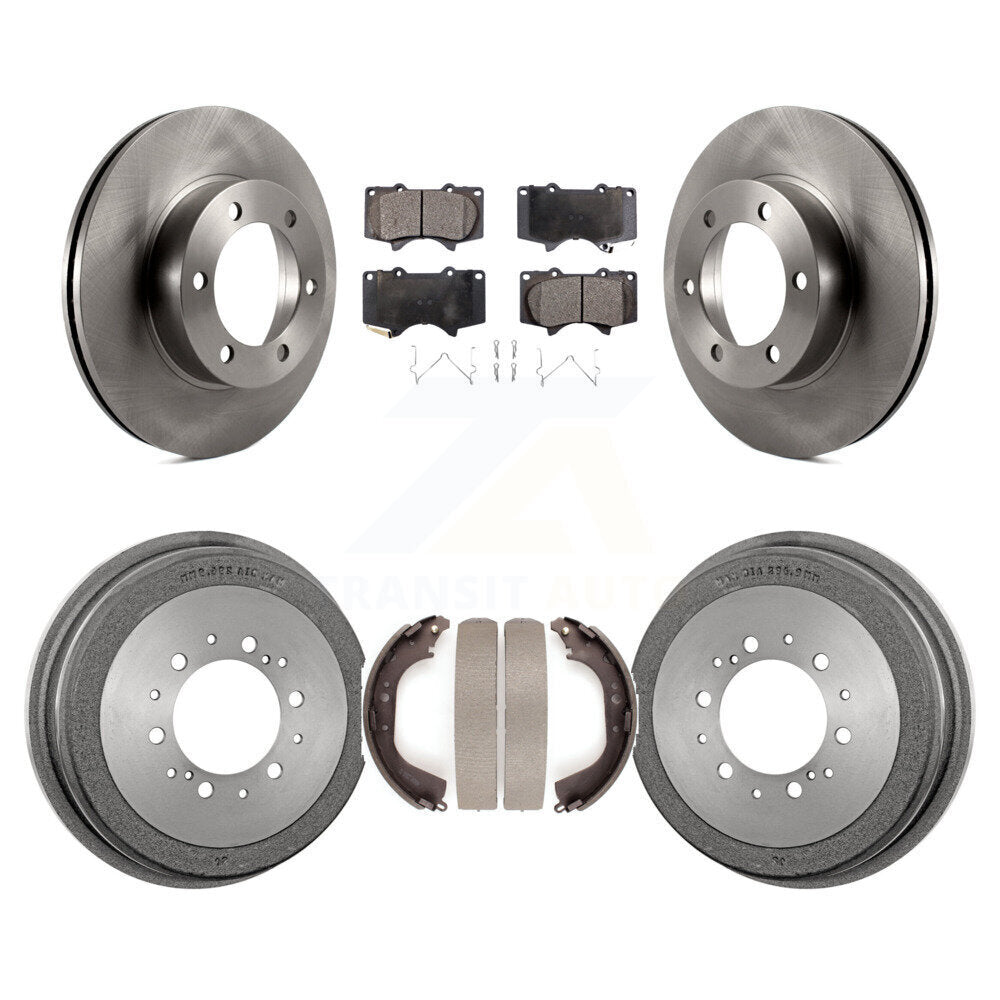 [Avant + Arrière] Kit de Disque et plaquette (semi-métallique) de frein pour 2000-2002 Toyota Tundra 5.3" Plate longueur K8F-103358
