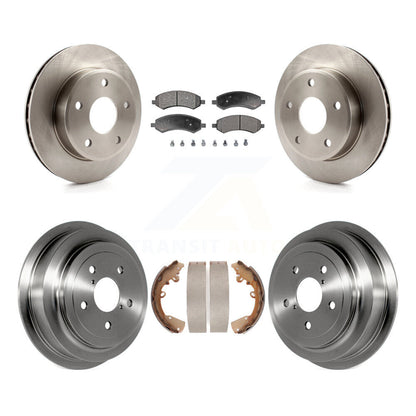 [Avant + Arrière] Kit de Disque et plaquette (semi-métallique) de frein pour Dakota Dodge Mitsubishi Raider Ram K8F-103359