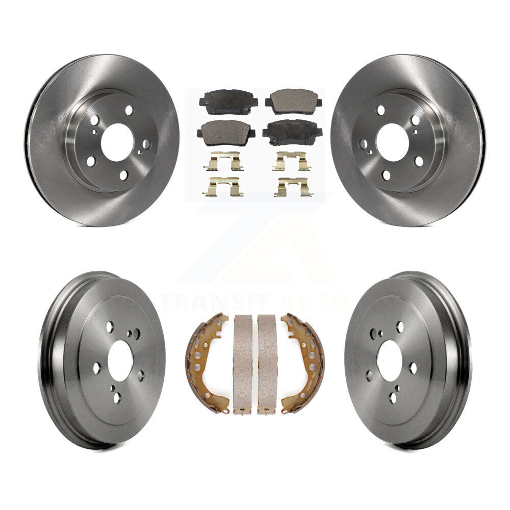 [Avant + Arrière] Kit de Disque et plaquette (semi-métallique) de frein pour 2004-2008 Toyota Prius K8F-103369