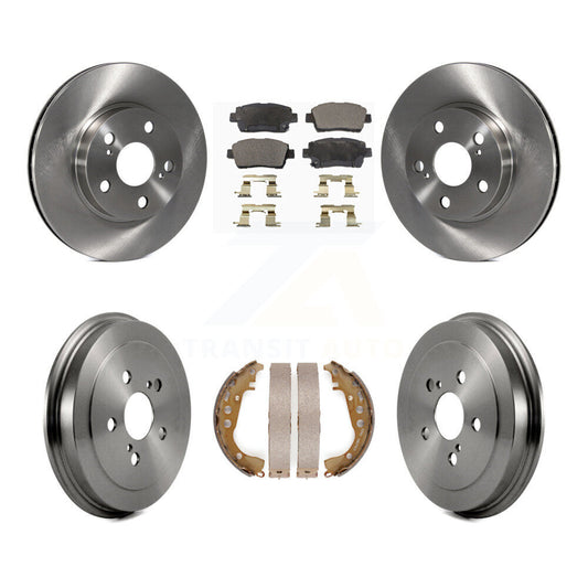 [Avant + Arrière] Kit de Disque et plaquette (semi-métallique) de frein pour 2004-2008 Toyota Prius K8F-103369