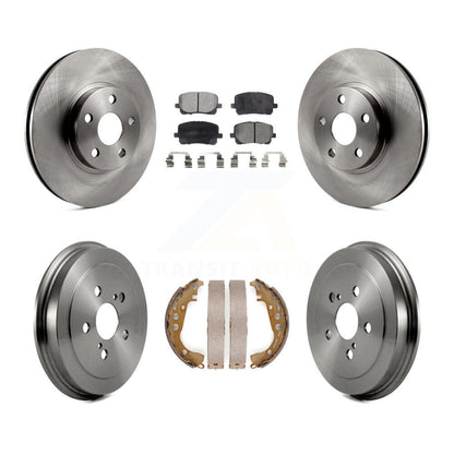 [Avant + Arrière] Kit de Disque et plaquette (semi-métallique) de frein pour Toyota Corolla K8F-103370