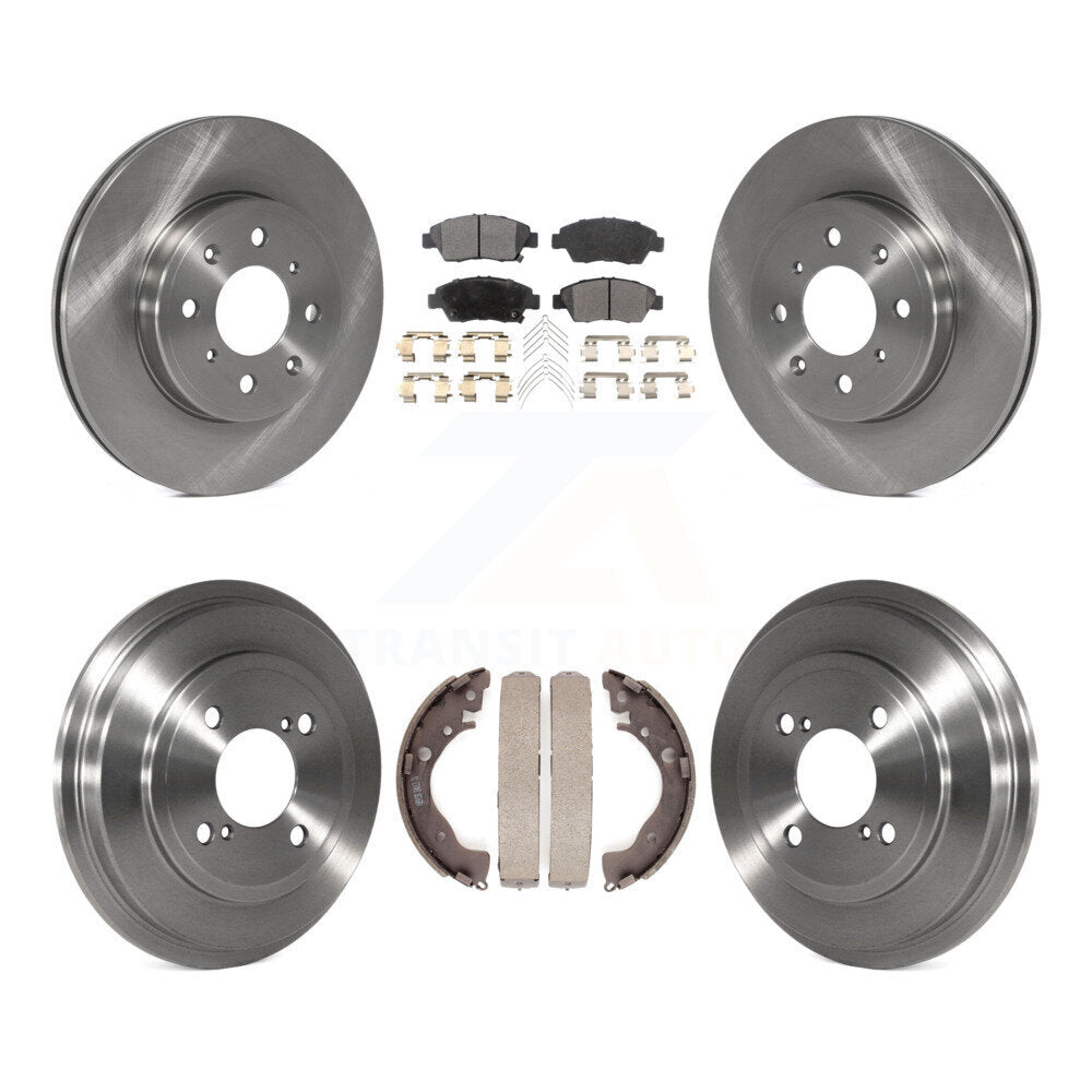 [Avant + Arrière] Kit de Disque et plaquette (semi-métallique) de frein pour 2015-2020 Honda Fit K8F-103379