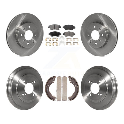 [Avant + Arrière] Kit de Disque et plaquette (semi-métallique) de frein pour 2015-2020 Honda Fit K8F-103379