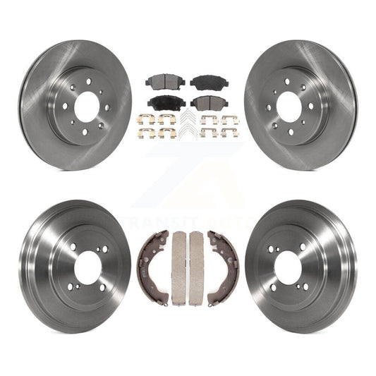 [Avant + Arrière] Kit de Disque et plaquette (semi-métallique) de frein pour 2015-2020 Honda Fit K8F-103379