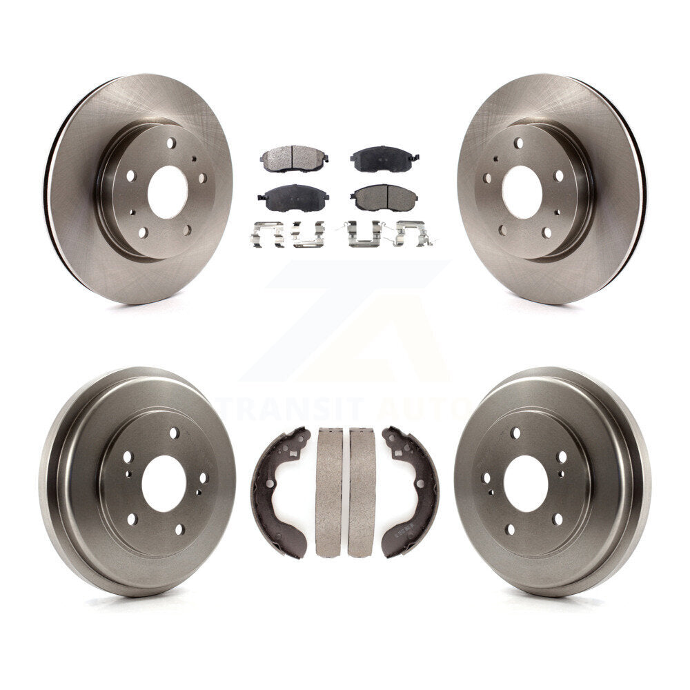 [Avant + Arrière] Kit de Disque et plaquette (semi-métallique) de frein pour 2007-2012 Suzuki SX4 rear brakes K8F-103381