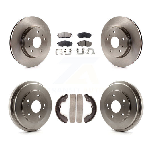 [Avant + Arrière] Kit de Disque et plaquette (semi-métallique) de frein pour 2007-2012 Suzuki SX4 rear brakes K8F-103381