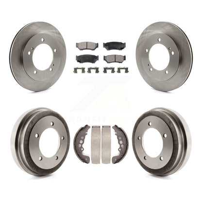 [Avant + Arrière] Kit de Disque et plaquette (semi-métallique) de frein pour 2000-2004 Chevrolet Tracker Suzuki Vitara K8F-103382