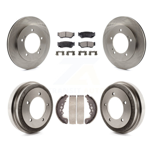 [Avant + Arrière] Kit de Disque et plaquette (semi-métallique) de frein pour 2000-2004 Chevrolet Tracker Suzuki Vitara K8F-103382