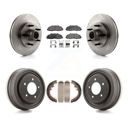 [Avant + Arrière] Kit de Disque et plaquette (semi-métallique) de frein pour Ford F-150 K8F-103383