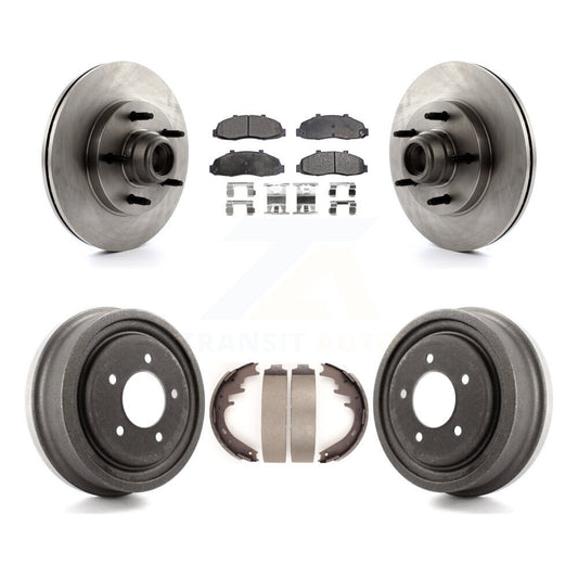[Avant + Arrière] Kit de Disque et plaquette (semi-métallique) de frein pour Ford F-150 K8F-103383