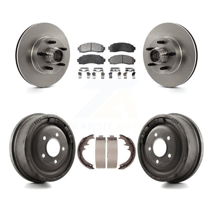 [Avant + Arrière] Kit de Disque et plaquette (semi-métallique) de frein pour 2006-2009 Ford Ranger RWD avec 10" Diameter K8F-103386