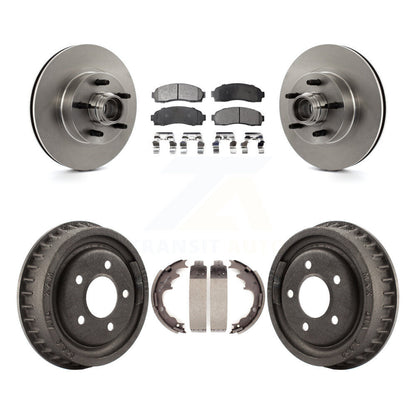 [Avant + Arrière] Kit de Disque et plaquette (semi-métallique) de frein pour 2006-2009 Ford Ranger RWD avec 9" Diameter K8F-103387
