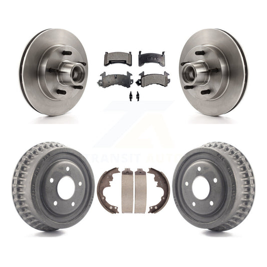 [Avant + Arrière] Kit de Disque et plaquette (semi-métallique) de frein pour Chevrolet S10 Camaro Pontiac Monte Carlo GMC Firebird Blazer El Camino Buick Regal S15 Oldsmobile Cutlass Supreme Jimmy K8F-103388