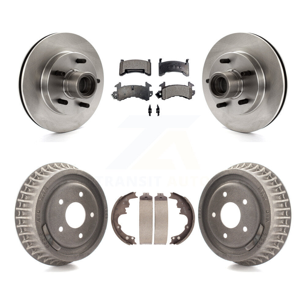 [Avant + Arrière] Kit de Disque et plaquette (semi-métallique) de frein pour Chevrolet S10 GMC Sonoma Blazer Jimmy Isuzu Hombre K8F-103389