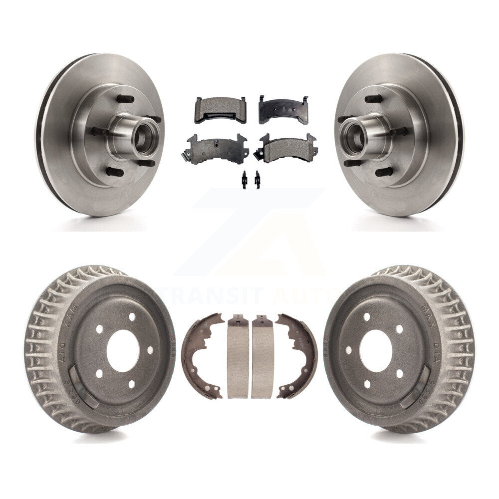 [Avant + Arrière] Kit de Disque et plaquette (semi-métallique) de frein pour Chevrolet S10 GMC Sonoma Jimmy Blazer K8F-103390