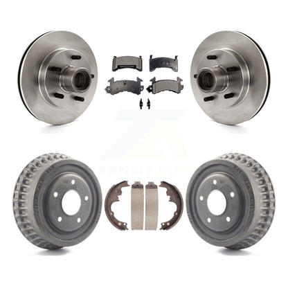 [Avant + Arrière] Kit de Disque et plaquette (semi-métallique) de frein pour 1991 GMC Sonoma Chevrolet S10 Blazer S15 Jimmy avec ABS Tone Ring RWD K8F-103391