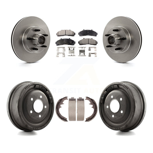[Avant + Arrière] Kit de Disque et plaquette (semi-métallique) de frein pour Ford Ranger avec 10" Diameter K8F-103394