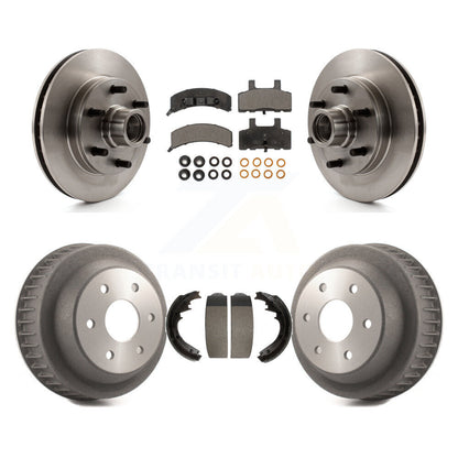 [Avant + Arrière] Kit de Disque et plaquette (semi-métallique) de frein pour C2500 Chevrolet GMC avec 7200 Lb GVW K8F-103400