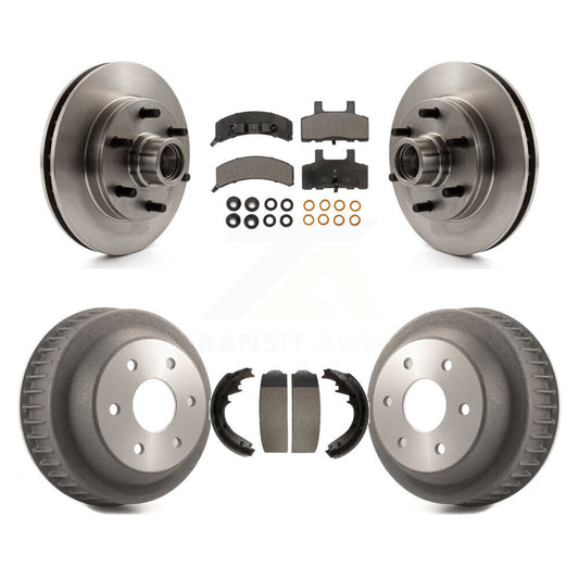 [Avant + Arrière] Kit de Disque et plaquette (semi-métallique) de frein pour C2500 Chevrolet GMC avec 7200 Lb GVW K8F-103400