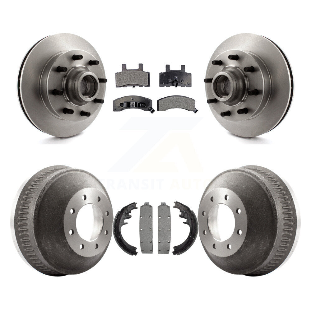 [Avant + Arrière] Kit de Disque et plaquette (semi-métallique) de frein pour Chevrolet C2500 C1500 Suburban GMC K8F-103401