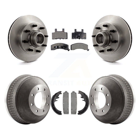 [Avant + Arrière] Kit de Disque et plaquette (semi-métallique) de frein pour Chevrolet C2500 C1500 Suburban GMC K8F-103401