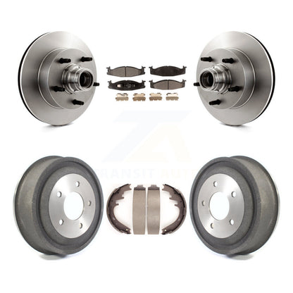 [Avant + Arrière] Kit de Disque et plaquette (semi-métallique) de frein pour Ford E-150 Econoline Club Wagon K8F-103408