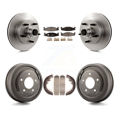 [Avant + Arrière] Kit de Disque et plaquette (semi-métallique) de frein pour 1997-1999 Ford E-150 Econoline Club Wagon K8F-103409