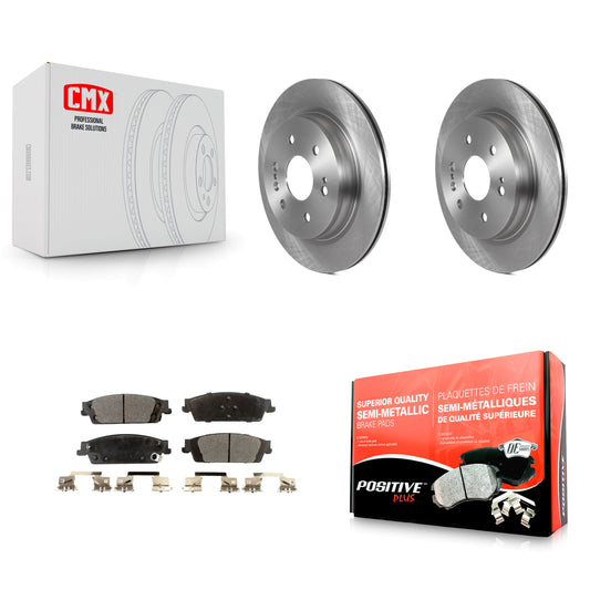 [Arrière] Kit de Disque et plaquette (semi-métallique) de frein pour 2019 Chevrolet Silverado 1500 LD GMC Sierra Limited avec Electric Parking K8F-103426