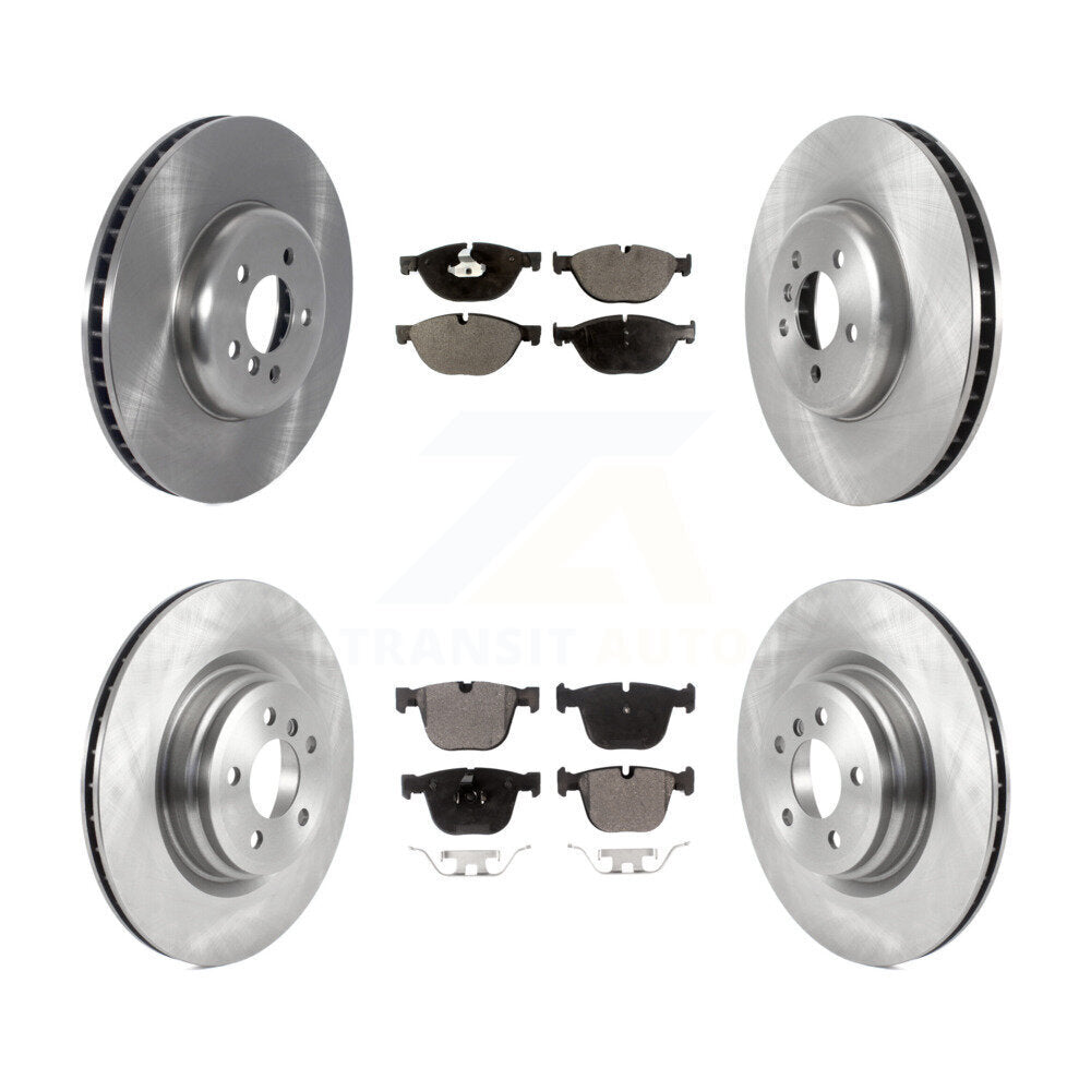 [Avant + Arrière] Kit de Disque et plaquette (semi-métallique) de frein pour BMW 750Li xDrive 750i 550i GT K8F-103434