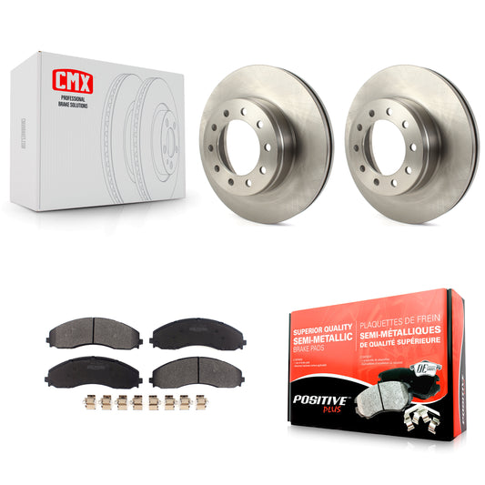 [Avant] Kit de Disque et plaquette (semi-métallique) de frein pour Ford F-450 Super Duty F-550 F-600 K8F-103440