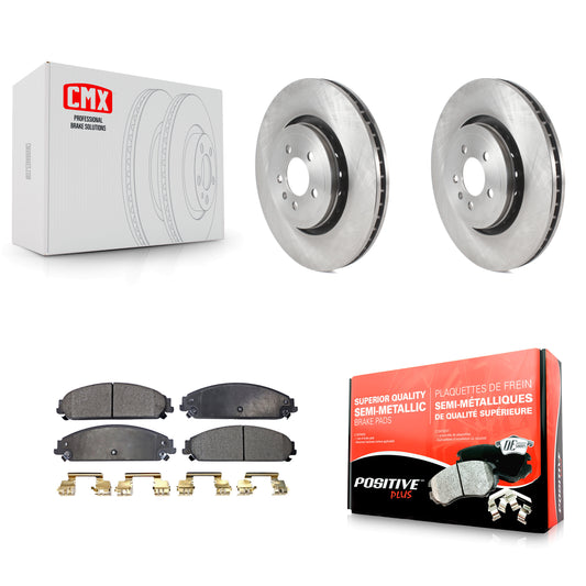 [Avant] Kit de Disque et plaquette (semi-métallique) de frein pour Dodge Charger avec 355mm Diameter Rotor K8F-103449