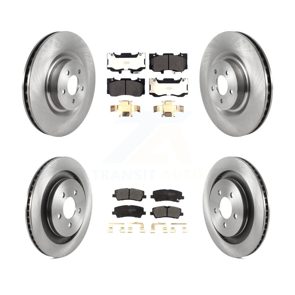 [Avant + Arrière] Kit de Disque et plaquette (semi-métallique) de frein pour Ford Mustang K8F-103467