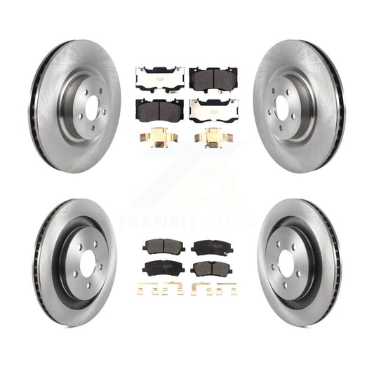 [Avant + Arrière] Kit de Disque et plaquette (semi-métallique) de frein pour Ford Mustang K8F-103467