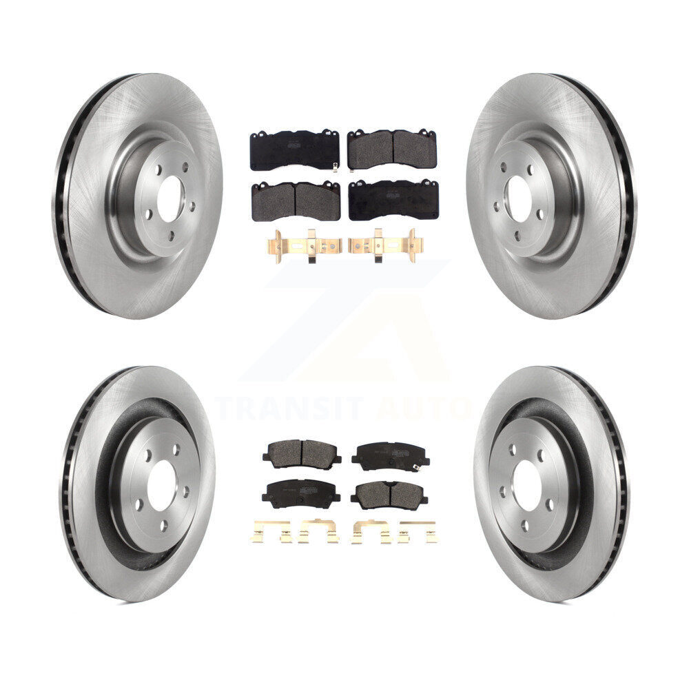 [Avant + Arrière] Kit de Disque et plaquette (semi-métallique) de frein pour Ford Mustang avec Brembo Brakes K8F-103469