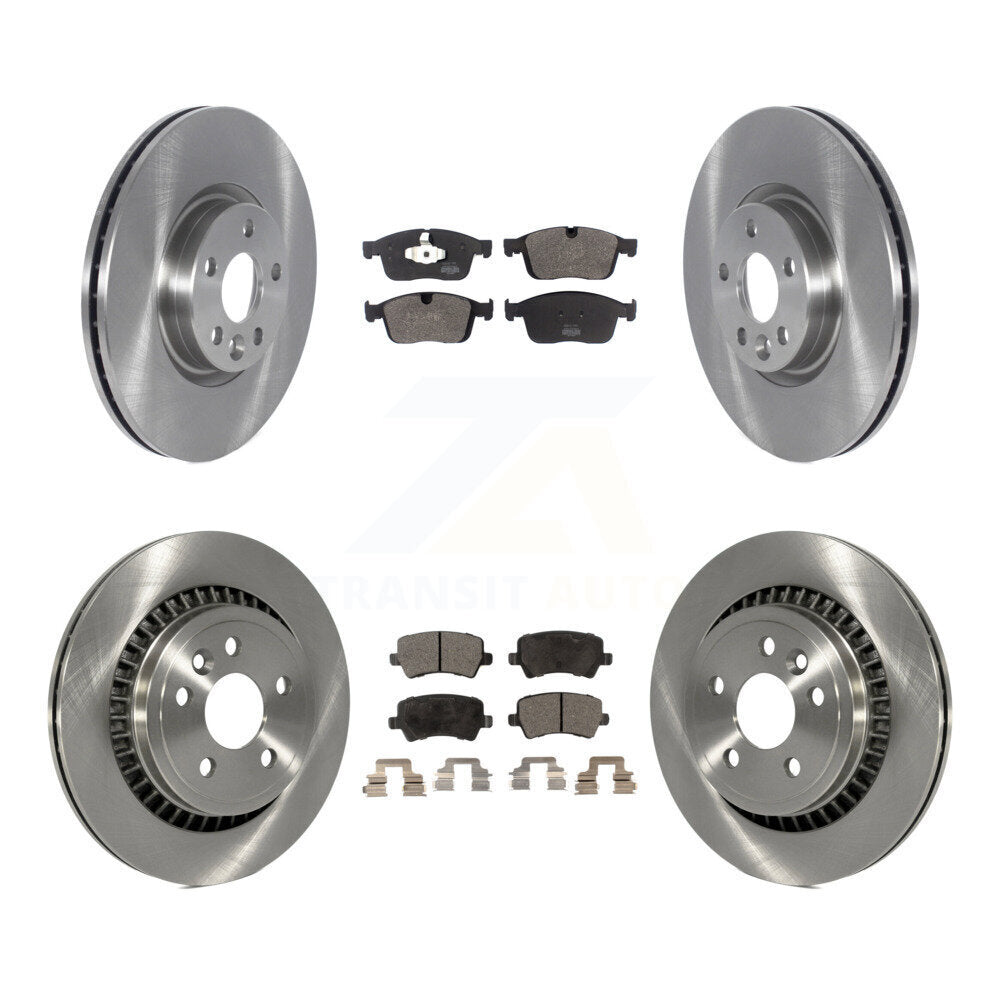 [Avant + Arrière] Kit de Disque et plaquette (semi-métallique) de frein pour Volvo XC60 K8F-103471