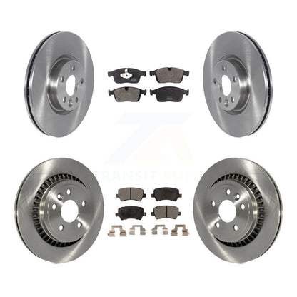 [Avant + Arrière] Kit de Disque et plaquette (semi-métallique) de frein pour Volvo XC60 K8F-103471