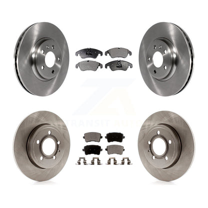 [Avant + Arrière] Kit de Disque et plaquette (semi-métallique) de frein pour 2009 Audi A4 Quattro Sedan Wagon avec 288mm Diameter Rotor K8F-103473