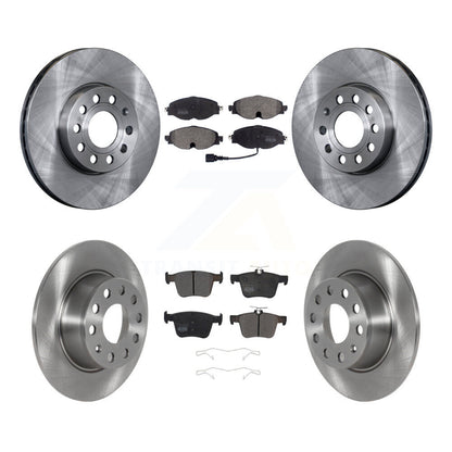 [Avant + Arrière] Kit de Disque et plaquette (semi-métallique) de frein pour Volkswagen Jetta Taos K8F-103474
