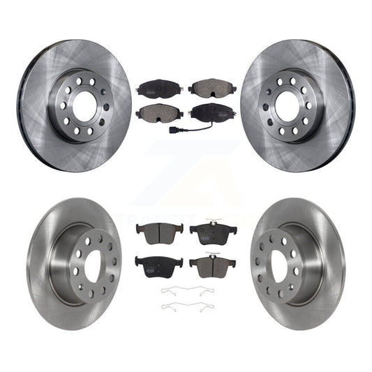 [Avant + Arrière] Kit de Disque et plaquette (semi-métallique) de frein pour Volkswagen Jetta Taos K8F-103474