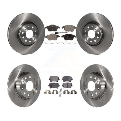 [Avant + Arrière] Kit de Disque et plaquette (semi-métallique) de frein pour 2011 Volkswagen GTI K8F-103481 par Transit Auto
