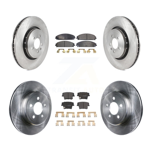 [Avant + Arrière] Kit de Disque et plaquette (semi-métallique) de frein pour Dodge Charger avec 355mm Diameter Rotor K8F-103486