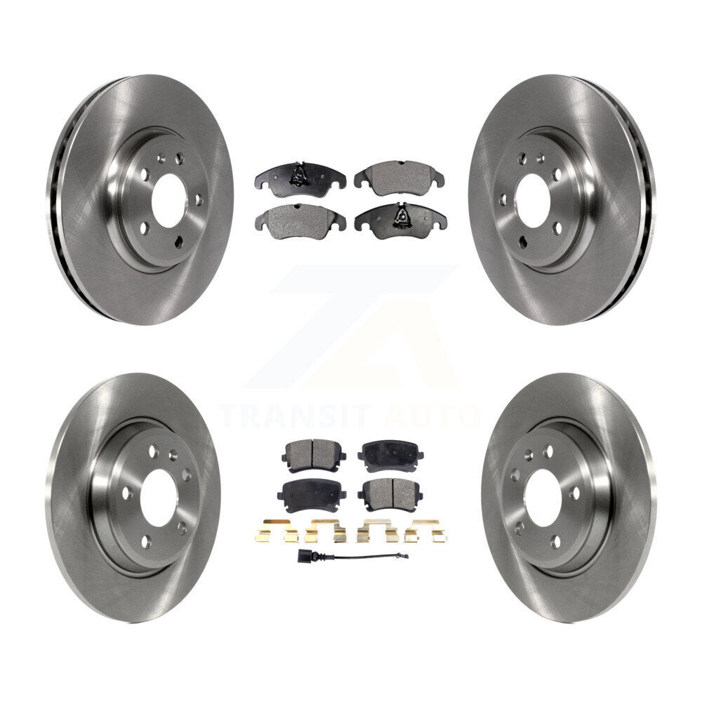 [Avant + Arrière] Kit de Disque et plaquette (semi-métallique) de frein pour 2013 Audi A4 allroad K8F-103489