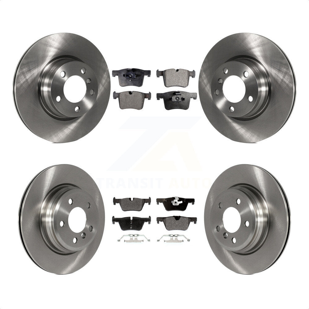 [Avant + Arrière] Kit de Disque et plaquette (semi-métallique) de frein pour BMW 328i xDrive 428i Gran Coupe sans Blue Painted Calipers K8F-103491 par Transit Auto
